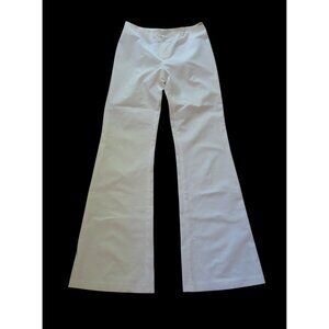 Vintage TARK 1 Paris White Wide Flare Pants T4 S Inseam 33"